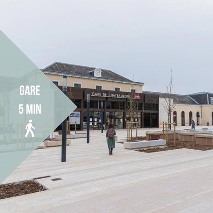 Le Voltaire • Proche Gare • Moderne Villa Châteauroux Exterior foto